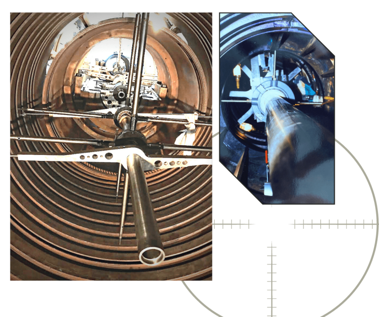 PGAS Inc- Gas Turbine Alignment. Internal images of turbine